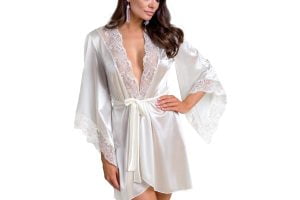 Casmir Inoe Hvid Kimono – White – S/M